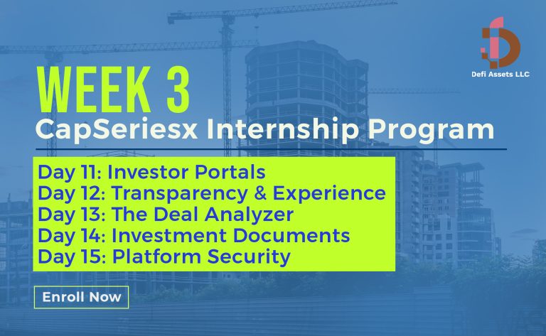 WEEK 3 – CapSeriesx Internship Program