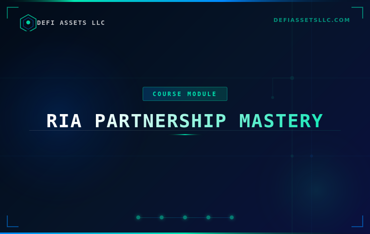 RIA PARTNERSHIP MASTERY
